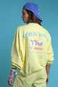 Lovers Bay Club Sweatshirt crew Byron bay yellow