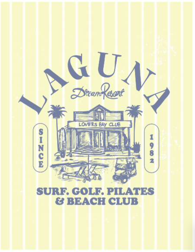 Lovers Bay Club Beach Towel