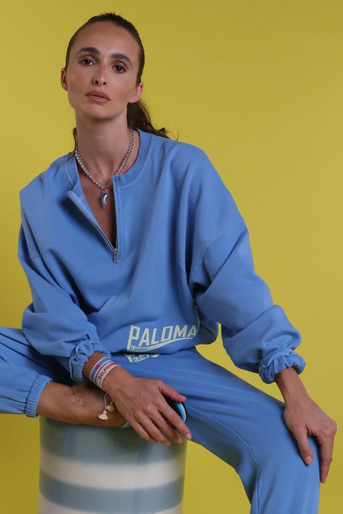 Lovers Bay Club Sweatshirt zippé Paloma blue 