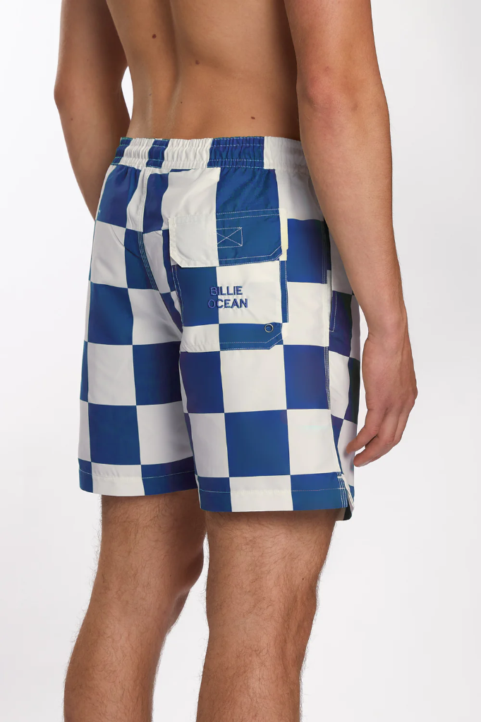 Billy Ocean Grid Swim Short 