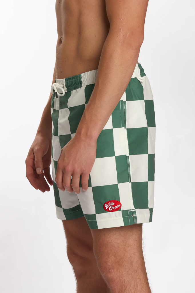 Billy Ocean Grid Swim Short 