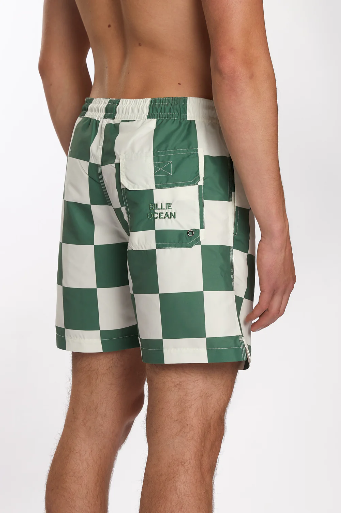 Billy Ocean Grid Swim Short 