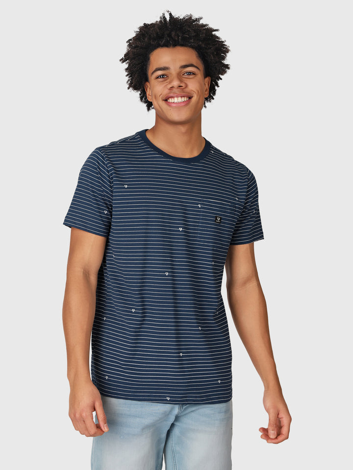 Axle-Stripe Men T-shirt