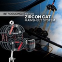 Zircon catamaran mainsheet system