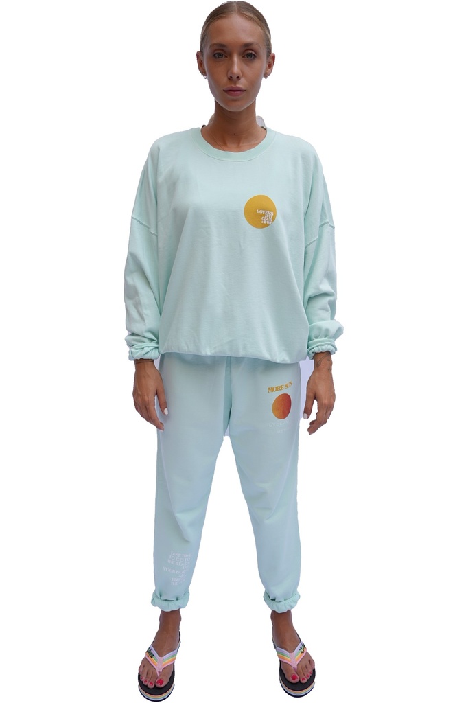 Lovers Bay Club Sweatshirt Aqua