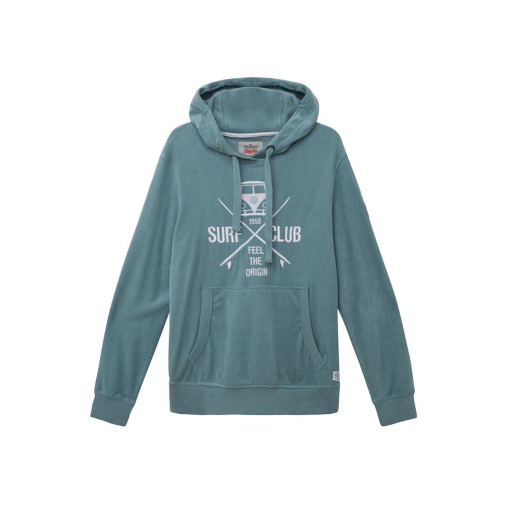 Surf Club Men Hoodie Stone Blue (S)