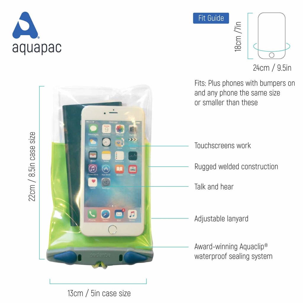 Aquapac Waterproof phone case plus plus