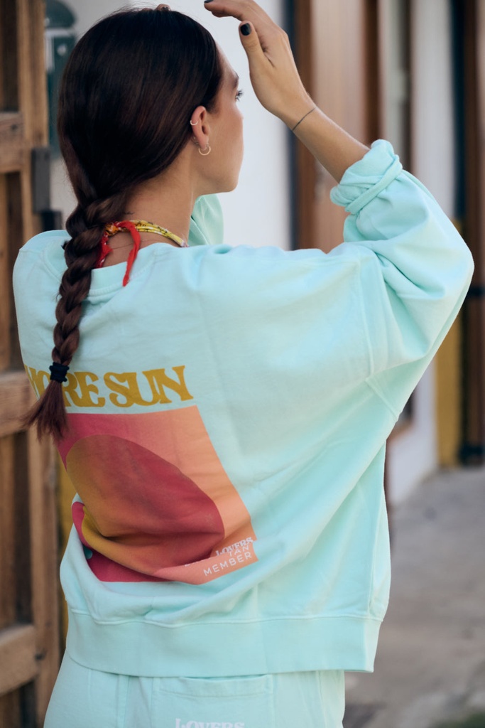 Lovers Bay Club Sweatshirt Aqua