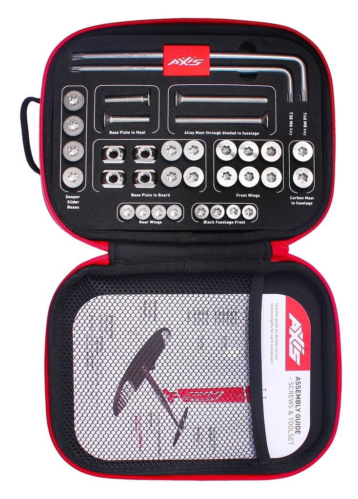 Axis screw & toolset stainless steel