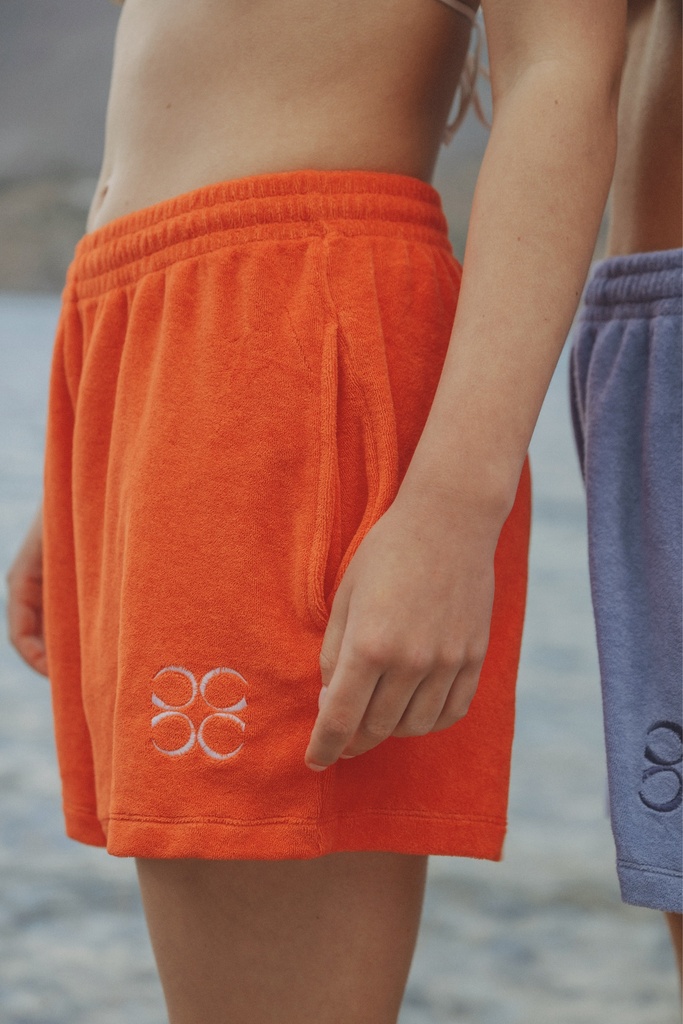 Coucou Jackie Short Terry (Red, XS/S)