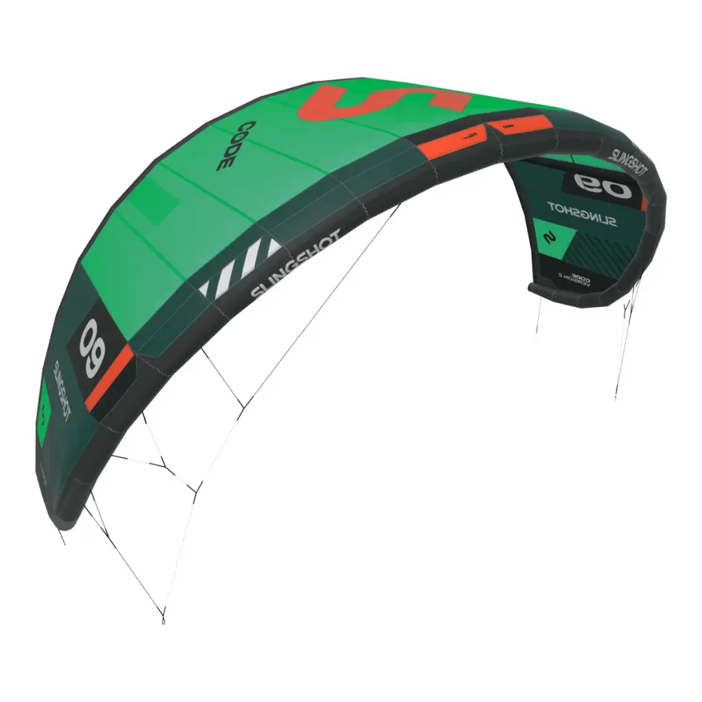 Slingshot Code V2 kite (Green, 5m)