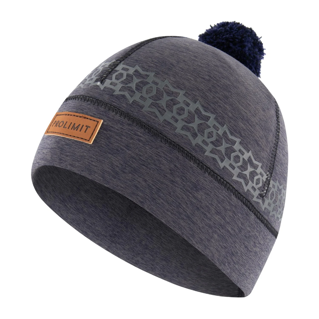 Neoprene Beanie Pom Pom  (M)