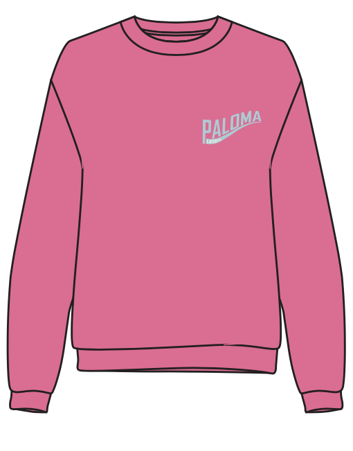 Lovers Bay Club Sweatshirt Paloma Pink (XS)