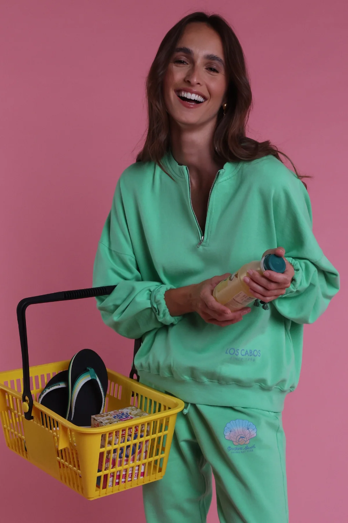 Lovers Bay Club Sweatshirt zippé green 