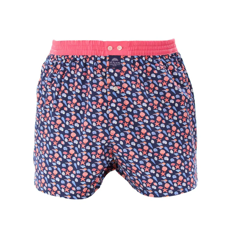 McAlson Boxers SS26 (S, Seashells navy)