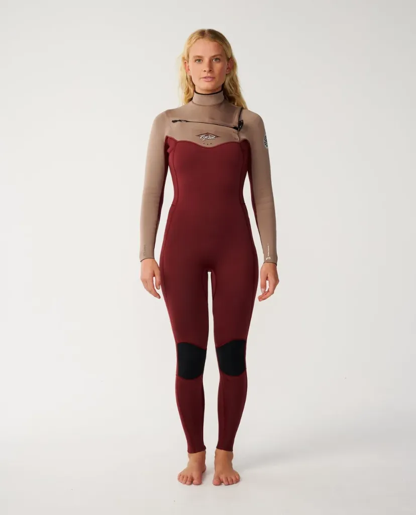 Womens Dawn Patrol 4/3 Chest Zip wetsuit (6)