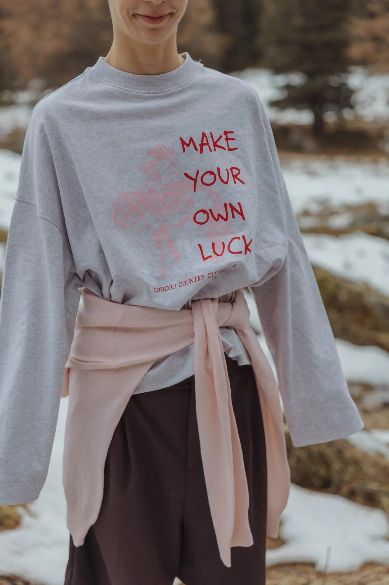 Mimosa Tee Make your own Luck