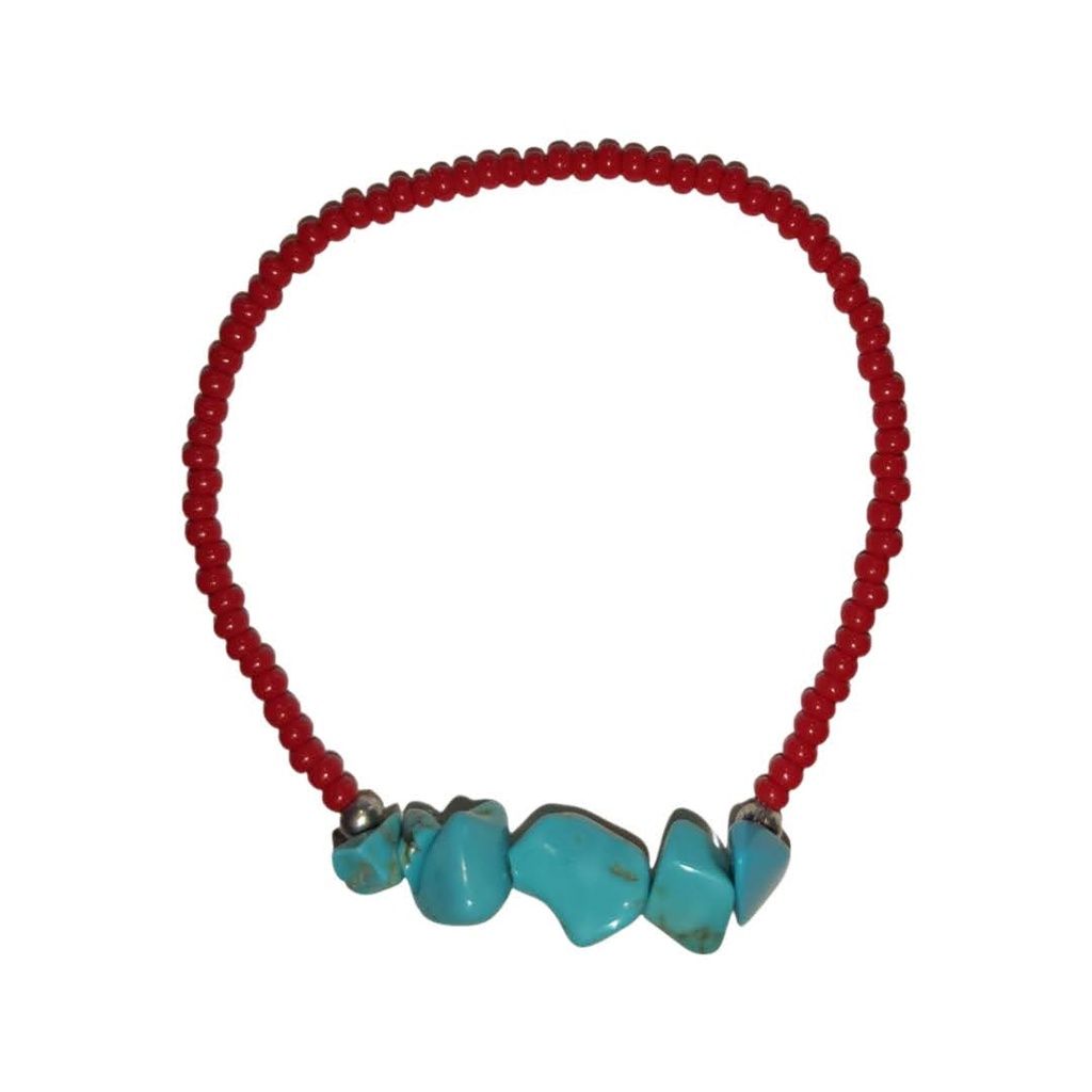 Bracelet rocaille Rouge