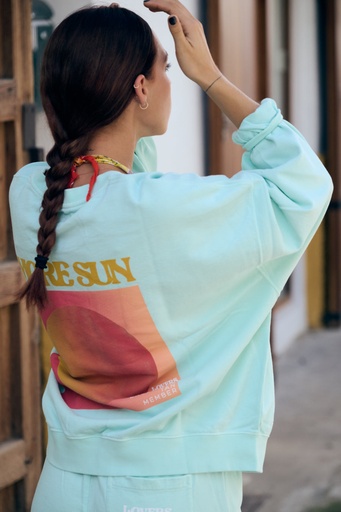 Lovers Bay Club Sweatshirt Aqua