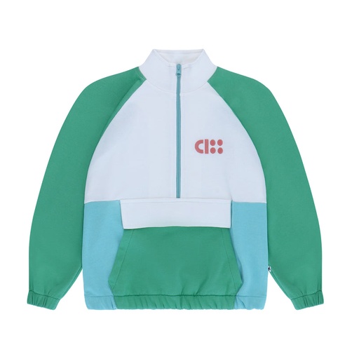 Zip Top Color Block