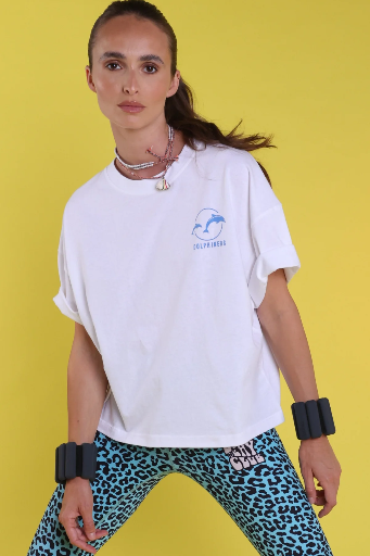 Lovers Bay Club T-Shirt Byron Bay white 