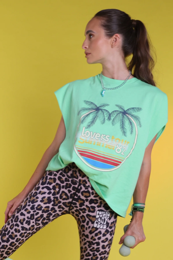 Lovers Bay Club Débardeur oversize green 